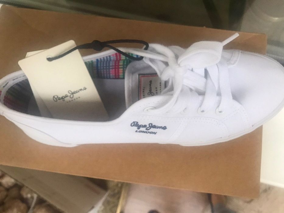 Жіночі мокасини pepe jeans білі нові 40 розмір