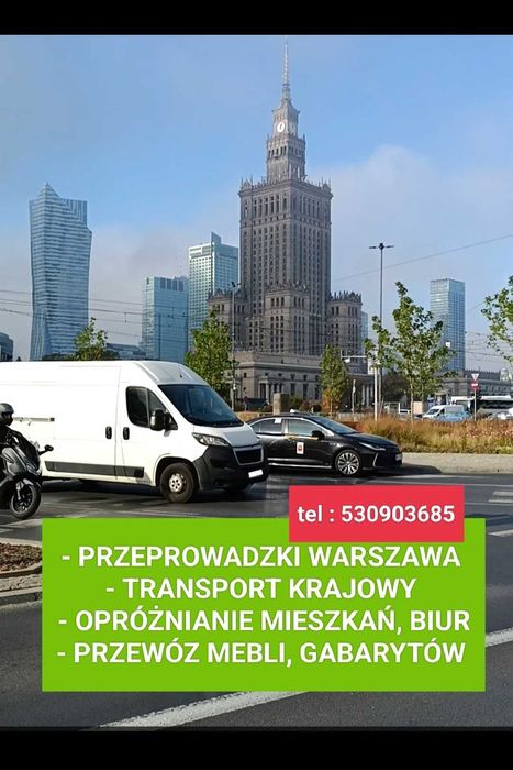 Przeprowadzki przewóz mebli Warszawa taxi bagażowe bagażówka warszawa