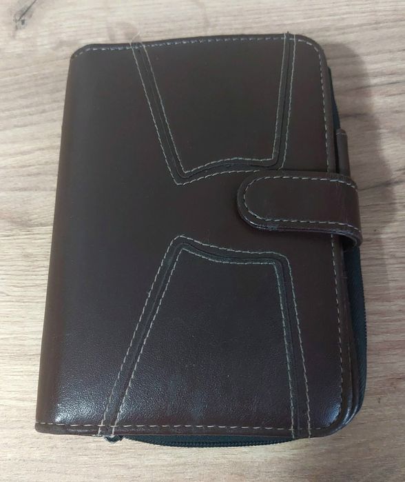 Zestaw organizer Memofix portfel etui na dokumenty paszport skóra pakiet