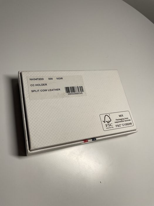 Cardholder Lacoste Noir Leather