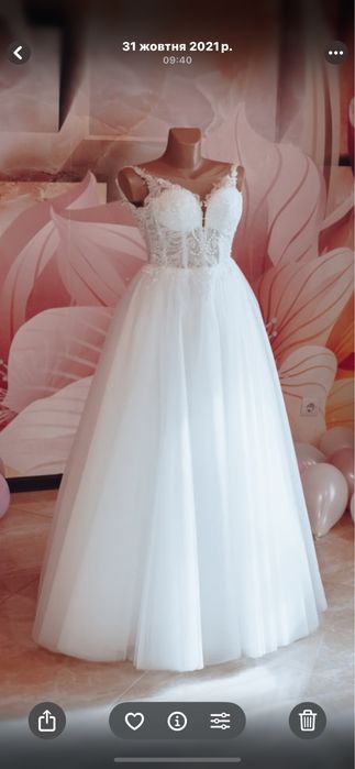 Весільна сукня розмір с/м