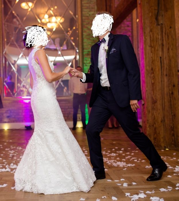 Garnitur ślub Pako Lorente + koszula Giacomo Conti