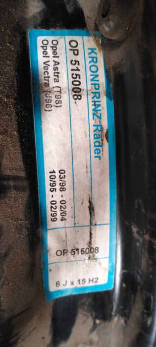 Дискі металеві 4*100 R: 13, 14, 15