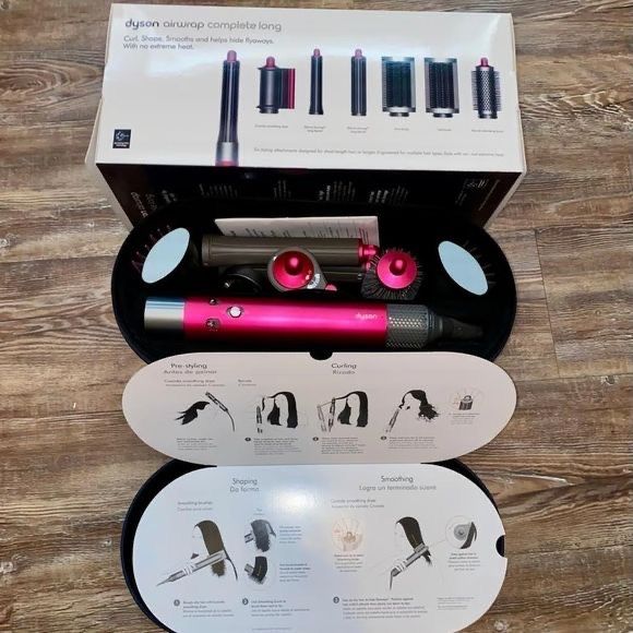 Фен / стайлер дайсон / HS05 Airwrap Complete Long Fuchsia