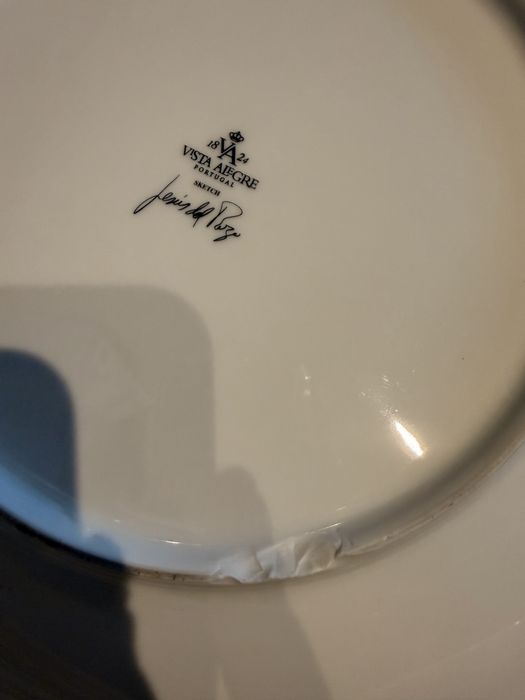 Conjunto pratos Vista Alegre Jesús del Pozo usados