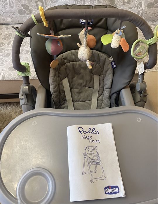 Стільчик для годування Chicco Polly Magic Relax New
