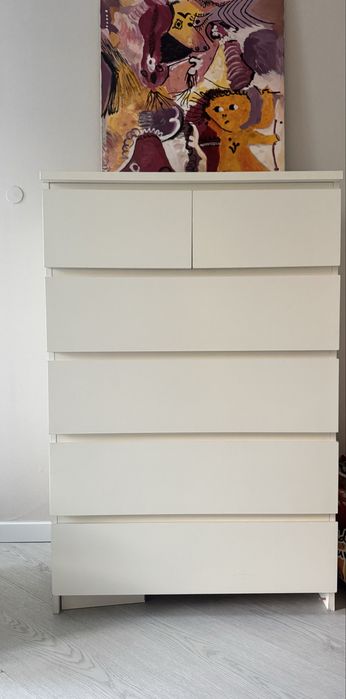 Prática Cómoda IKEA MALM | 6 gavetas | Funcional