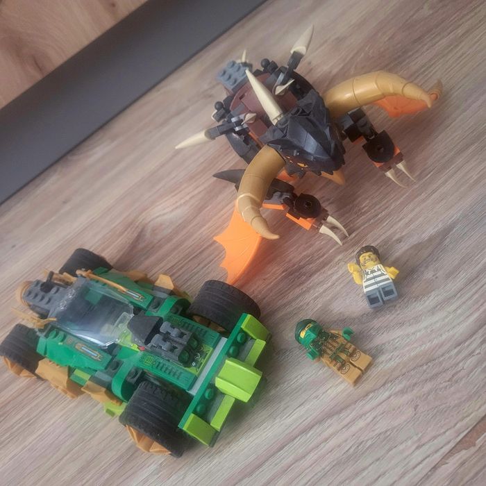 Pojazd ninjago+ smok +2 ninja
