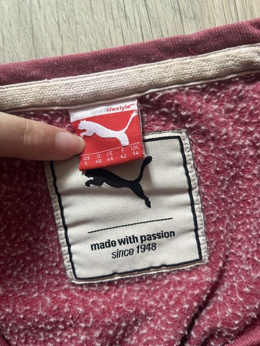 Różowa bluza puma
