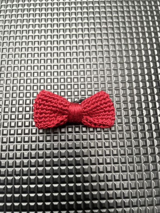 Laços em crochet para pelo de cão