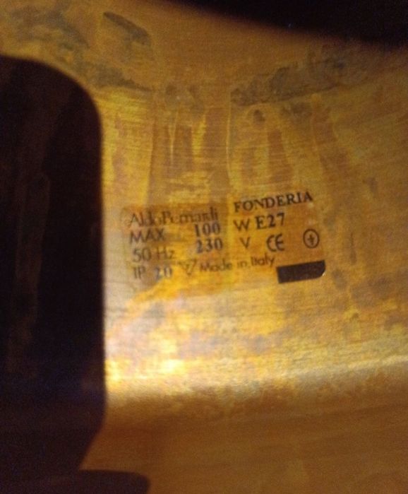 Lampa kuchenna Aldo Berardi Fonderia