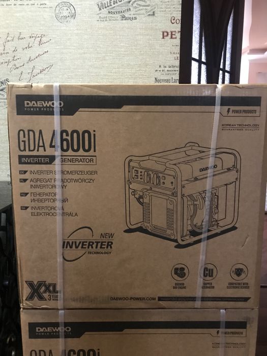 Генератор інверторний Daewoo GDA 4600i, 3,5 кВт