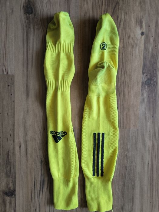 Adidas getry piłkarskie żółte 39-42