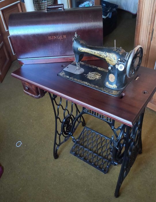 Maquina Singer Esfinge 1927 Fabrico Britânico - Escócia.