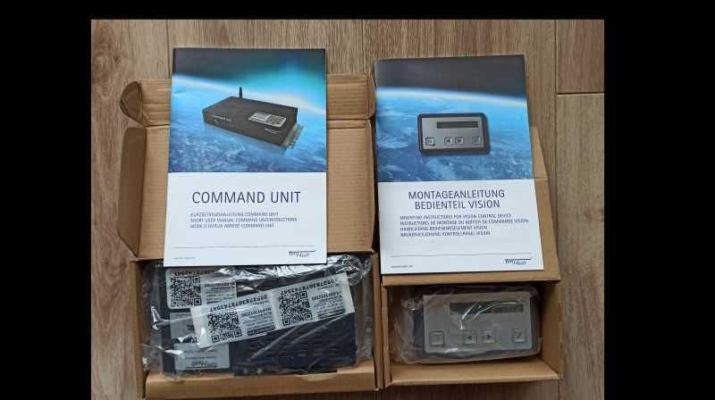 Automatyczna antena do kampera OYSTER skew 85 + nowy sterownik Ten Haaft + dekoder 4K