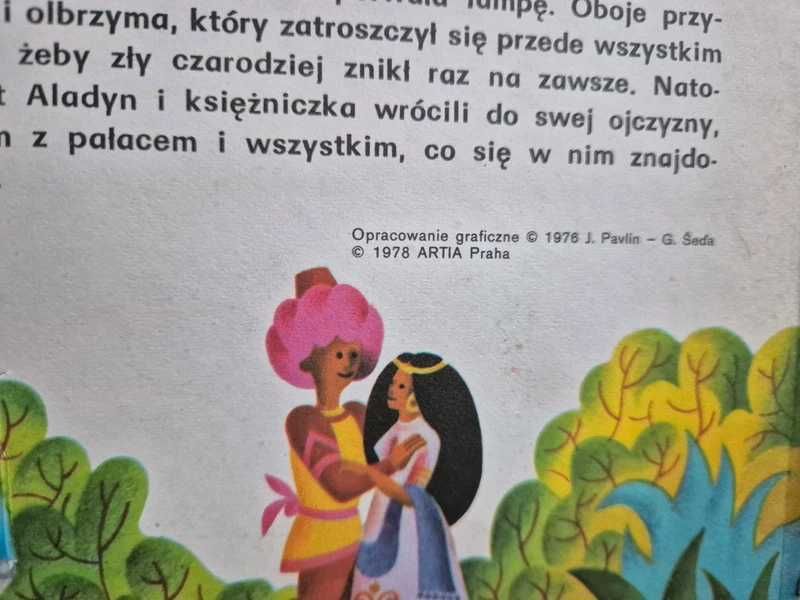 Cudowna lampa Aladyna rozkładana 3D 1978r.