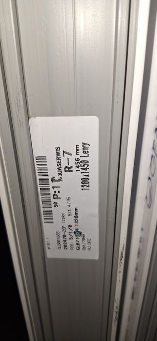 Okna nowe 120x145 Trójszybowe U=0,5 W