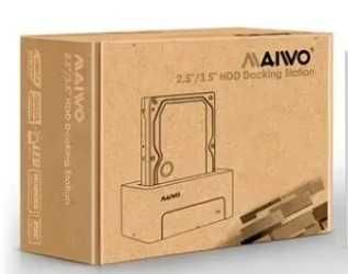 Док-станція Maiwo для HDD 2.5"/3.5" SATA/SSD USB 3.1 (K308C)+HDD 2TB
