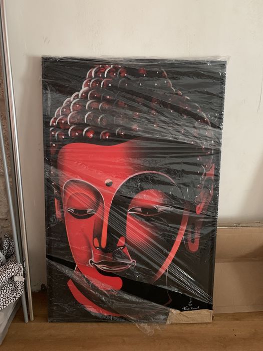 Quadro de Buda pintado na Tailandia