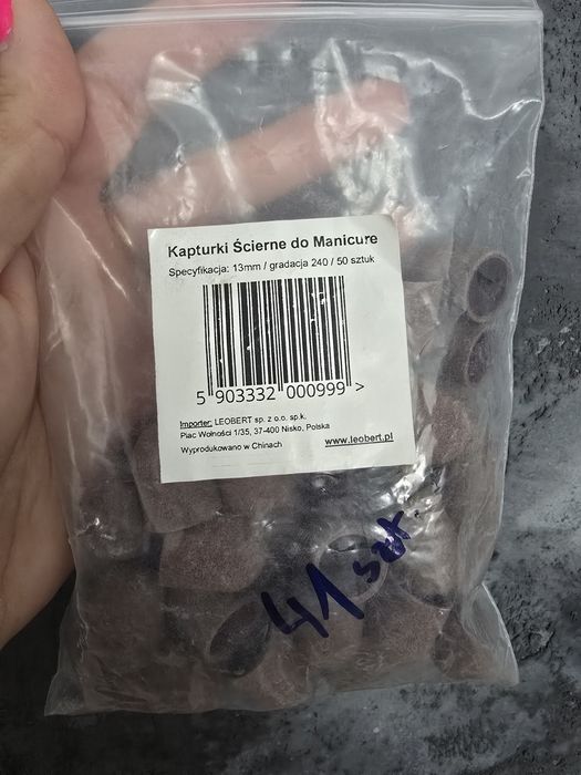 Kapturki do pedicure 13mm 80 sztuk
