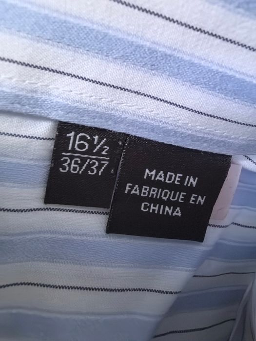 Koszula Męska W Paski Boss r. 16,6 36/37 (L/XL)
