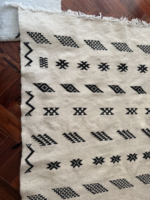 Tapete marroquino em lã