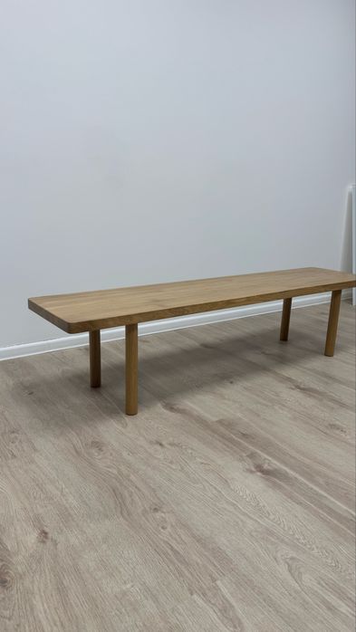 Dębowa ławka japandi drewniana boho loft