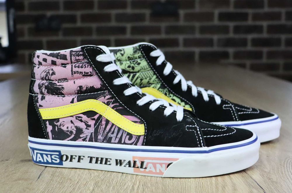Vans skórzane damskie trampki 38 ( 24 cm)