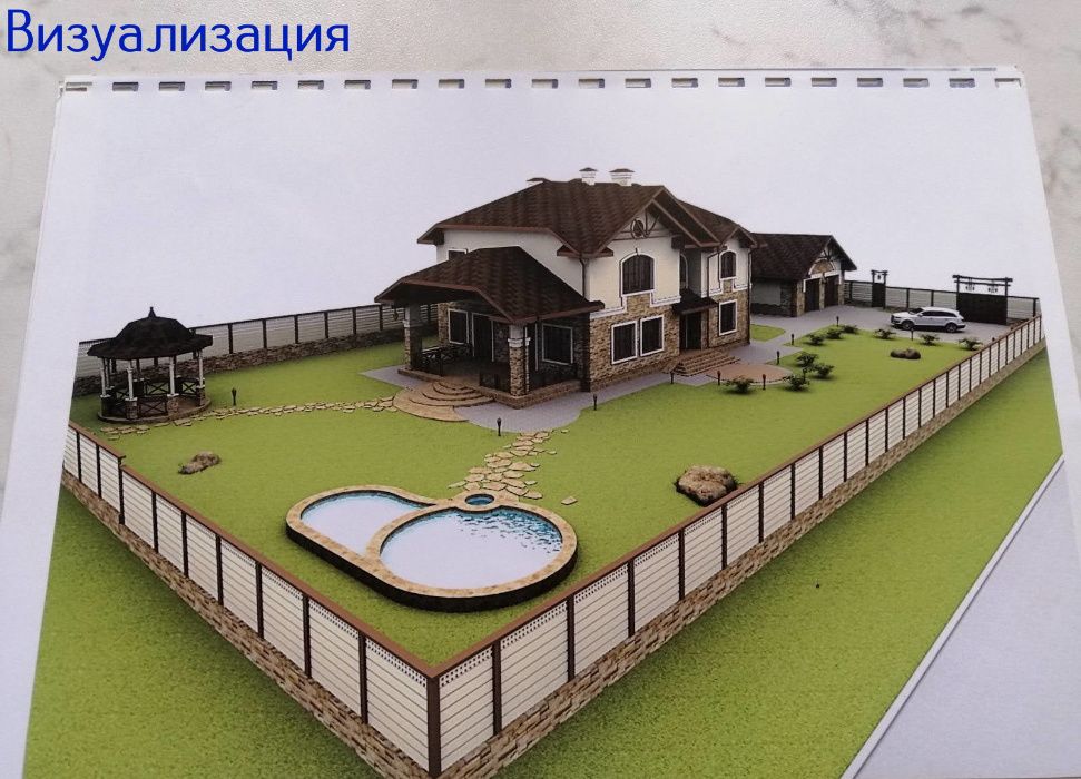 Продам дом Поле Чудес-1, 328м, 20 соток, гараж 144м, пгт М.Даниловка