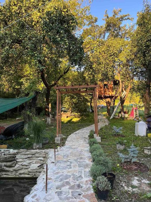 Будиночок для відпочинку в горах з чаном та банею