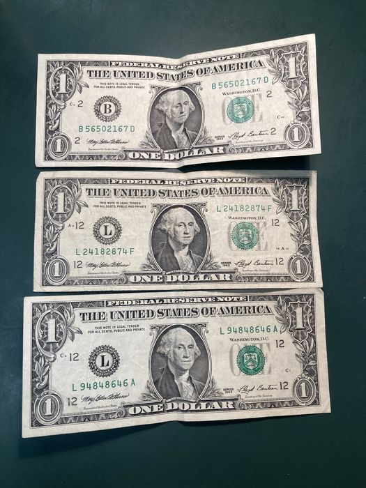 Notas 1 Dolar 1985