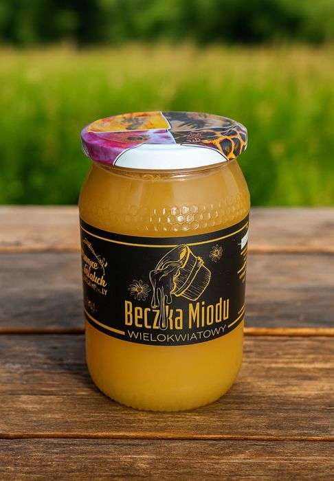 Miód Wielokwiatowy Pasieka Beczka Miodu