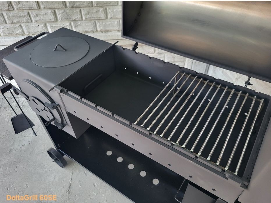 НАДМІЦНИЙ • 5мм • Мангал Коптильня Смокер Барбекю / Гриль / Піч Казан