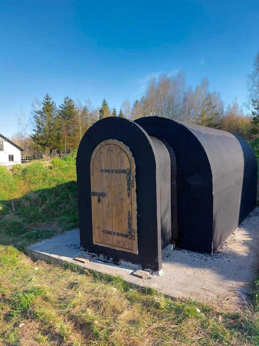 Piwnica ogrodowa ziemianka betonowa , schron, spiżarnia
