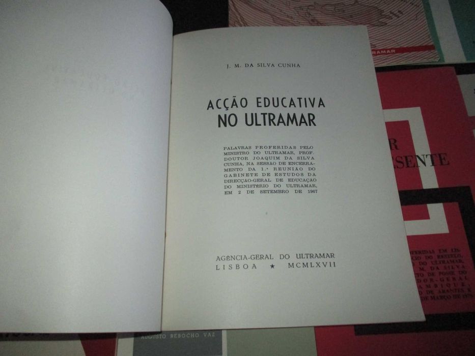 Discursos Silva Cunha Costa Freitas Valy Agência-Geral do Ultramar