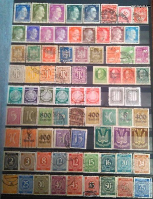 Selos Postais Filatelia Colecção Antiguidades