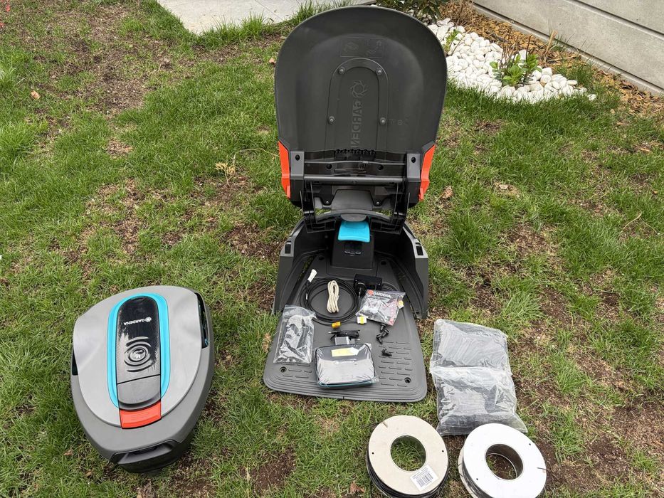 Nowy robot koszący GARDENA smart SILENO city 250 m² + Garaż + Dodatki (Gwarancja 2028)