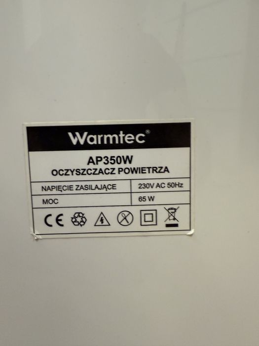 Oczyszczacz powietrza Warmtec AP 350W