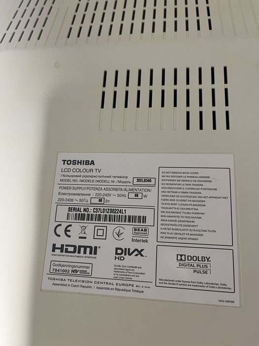 Продам телевізор Toshiba 32
