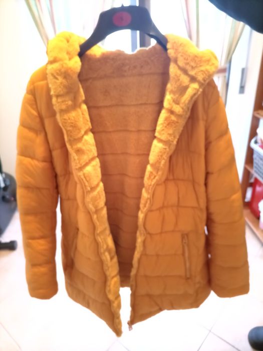 Kispo/Casaco em cor de Amarelo Torrado