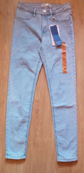 Spodnie dla dziewczynki Sinsay Denim 34 nowe