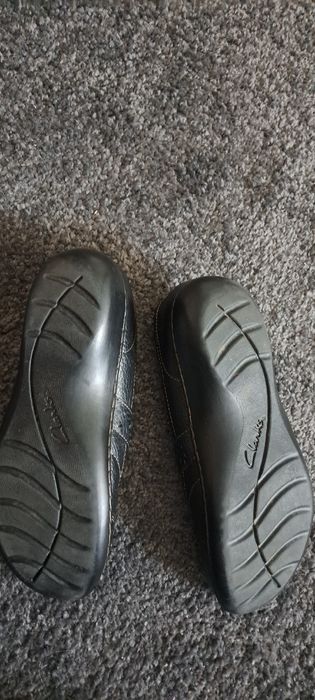 Clarks czarne buty skora naturalna roz 38 jak nowe