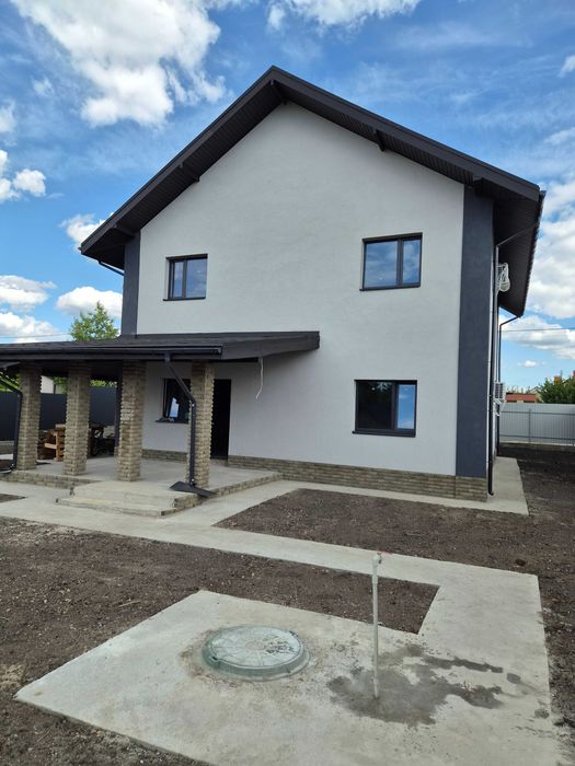 Новий сучасний будинок 180 м² біля річки Десна | 8 соток | с. Пухівка | КМ "Вега"