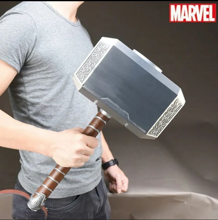 Martelo do Thor Mjolnir Metal Tamanho Real 1:1 Premium