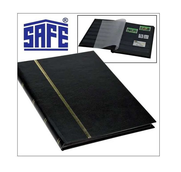 Album na znaczki - klaser SAFE 16 stron (8 kartok) zbliżony do A5