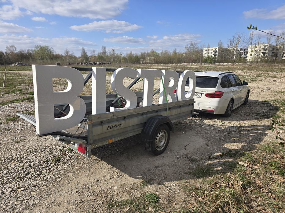 Baner Pylon Reklama BISTRO Led