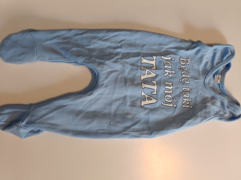 Body błękitne z napisem BĘDE JAK  MÓJ TATA  stan jak na zdjęciu