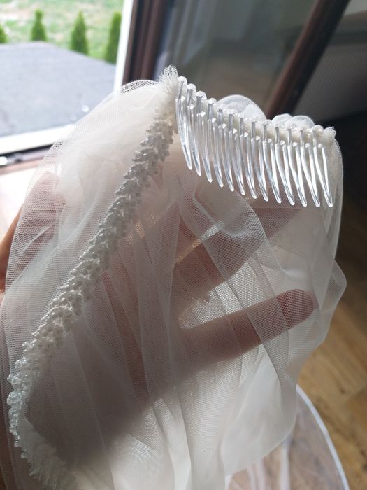 Piękny welon długość ok. 3m