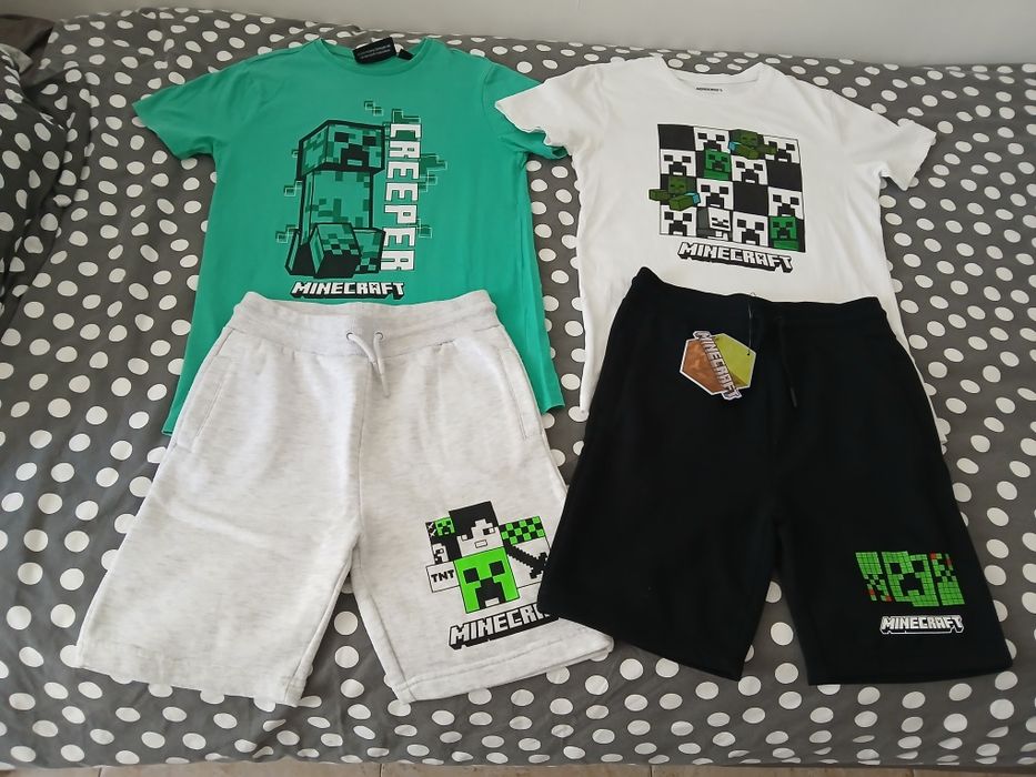 T-shirt e calcoes 10/11 anos