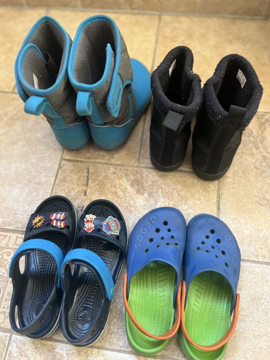 Пакет взуття на хлопчика. Adidas, Nike, Crocs, Superfit, Teva, Clarks